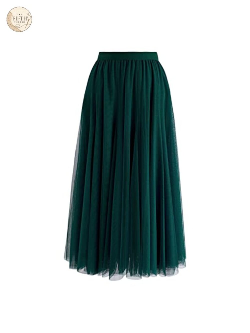 CHICWISH Layered Mesh Tulle A-Line Maxi Skirt Ballet Party